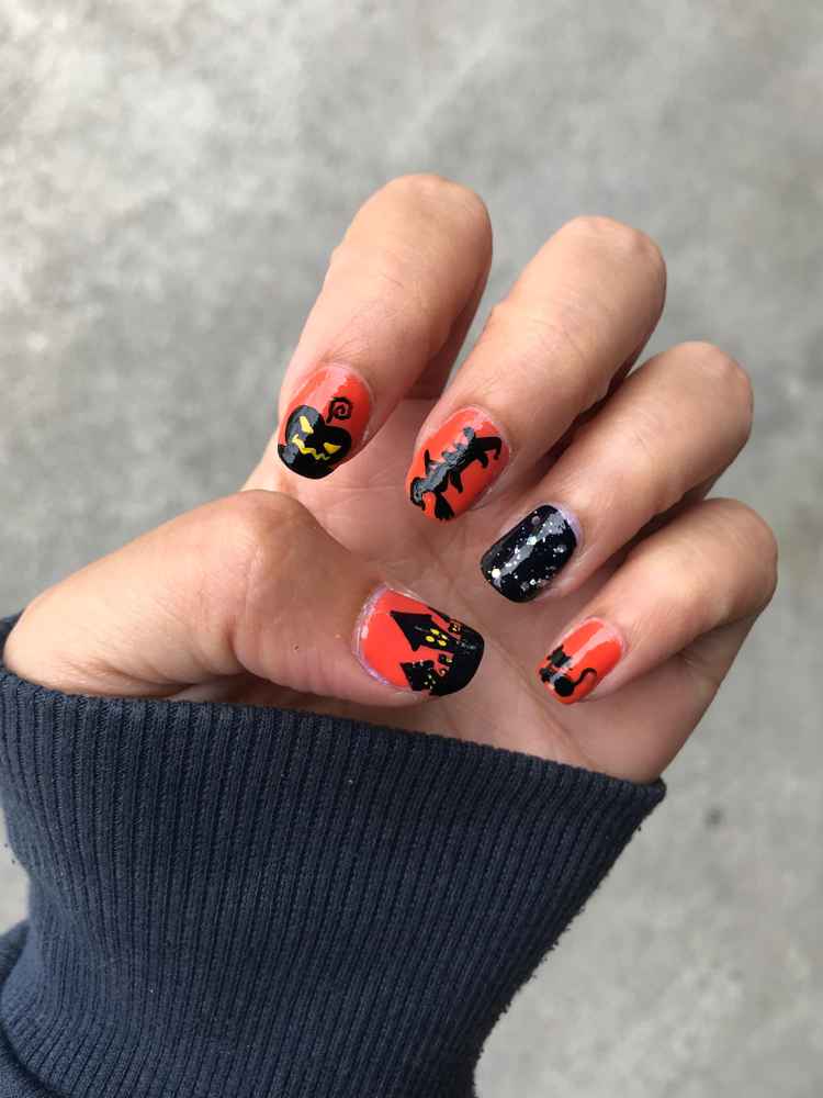 10 best Halloween nail art Ideas  Looks crazy 2020