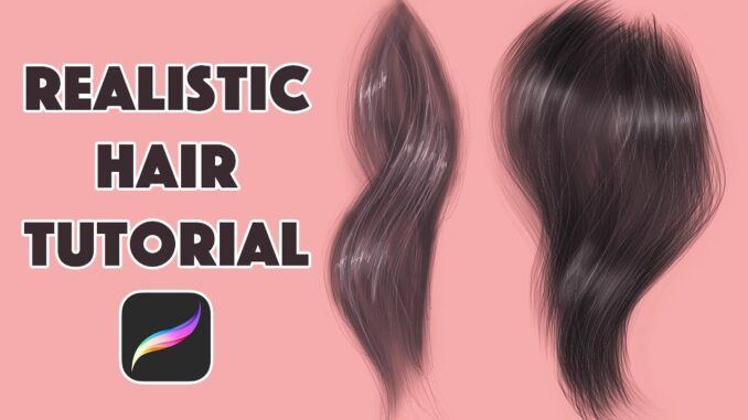 Best FREE Procreate HAIR Brushes You Can Download For Free