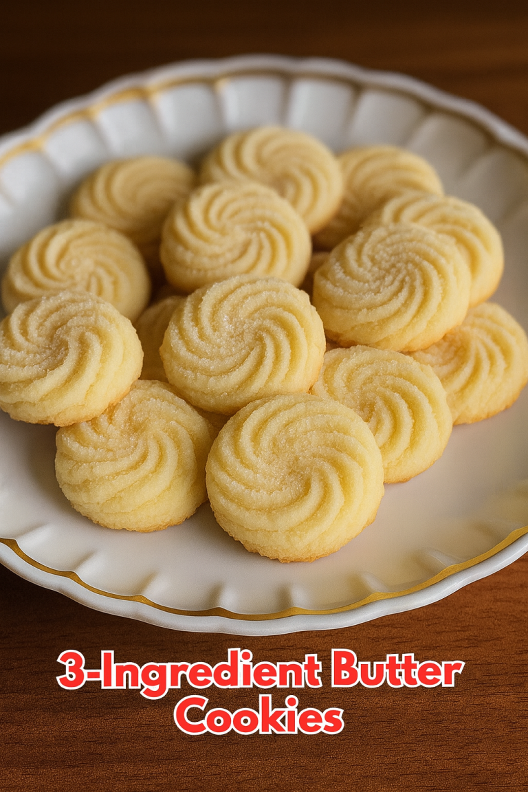 3-Ingredient Butter Cookies