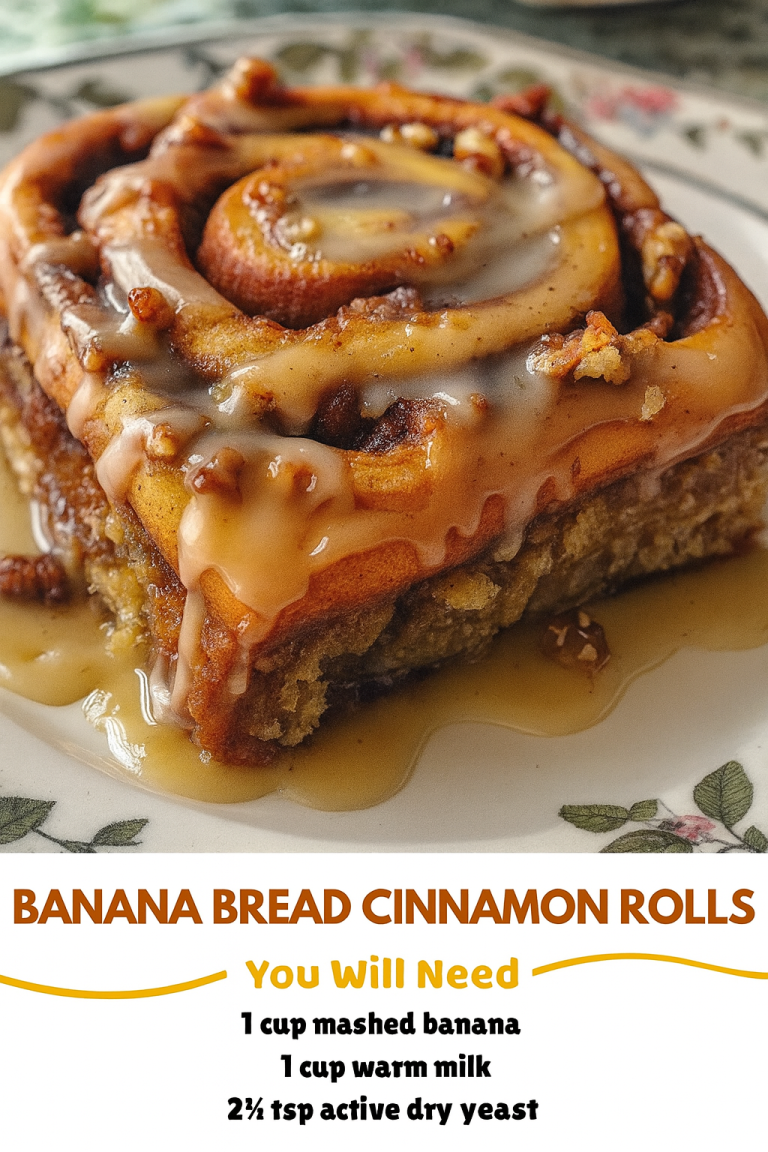 Banana Bread Cinnamon Rolls