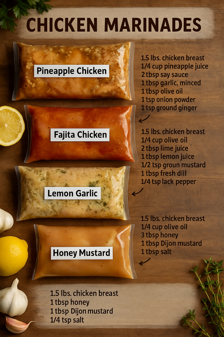 Chicken is made better with marinades