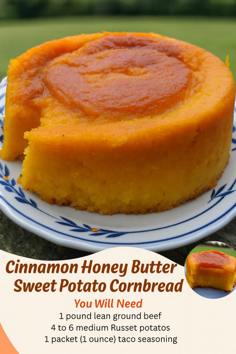 Cinnamon Honey Butter Sweet Potato Cornbread