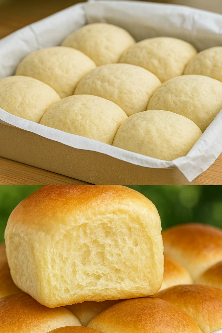 Fluffy, Buttery Homemade Rolls