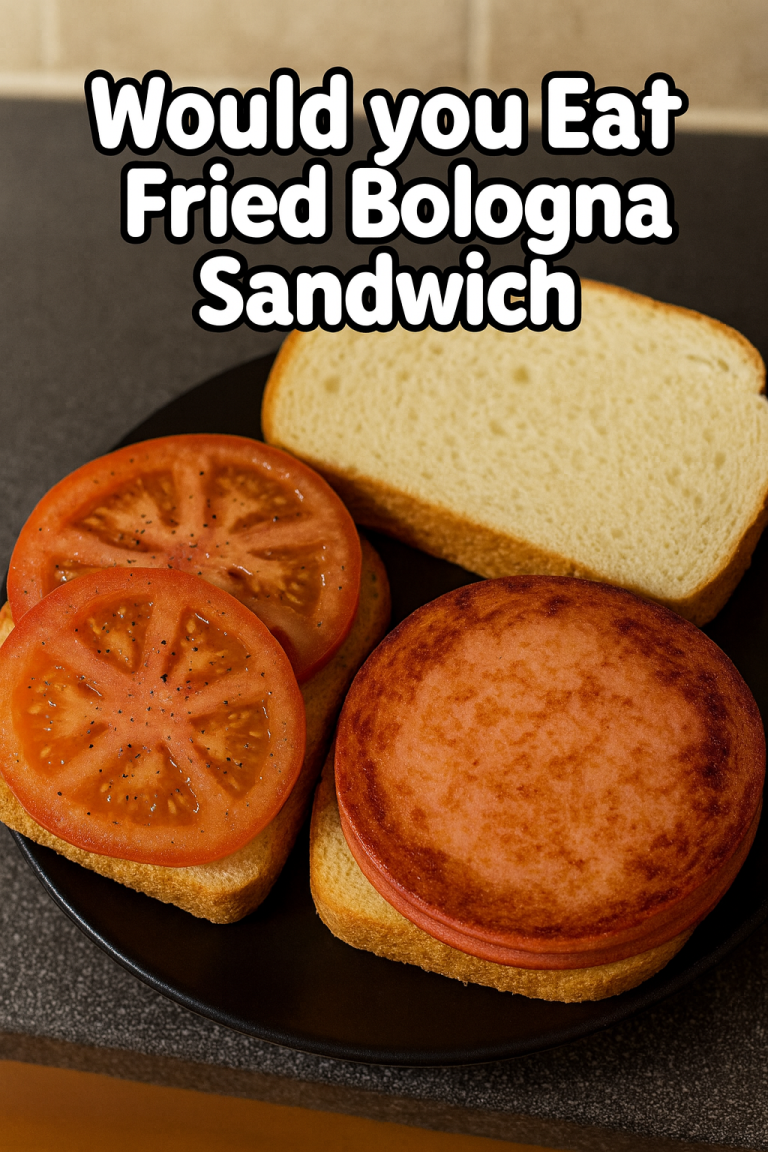 Fried Bologna Sandwich