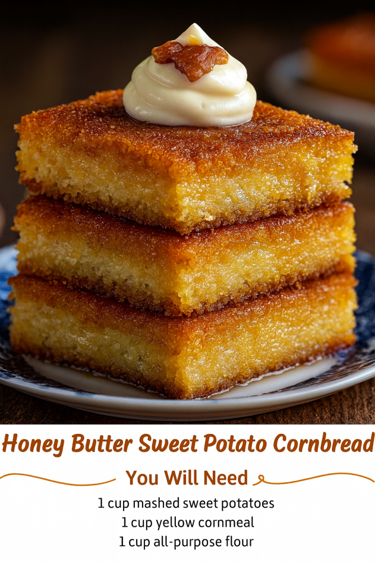 Honey Butter Sweet Potato Cornbread
