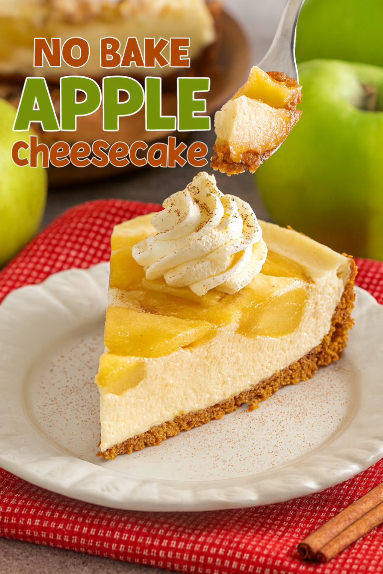 No Bake Apple Cheesecake