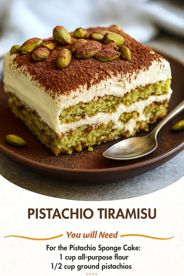 Pistachio Tiramisu