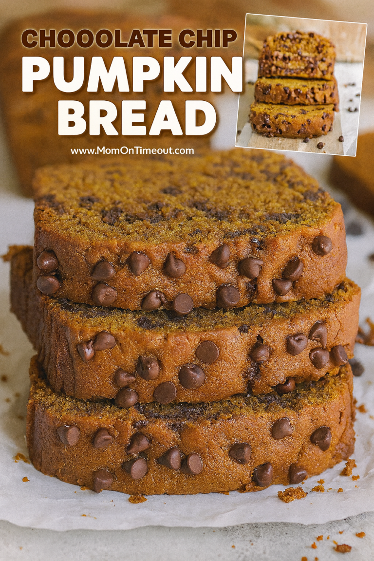 Pumpkin bread with chocolate chips