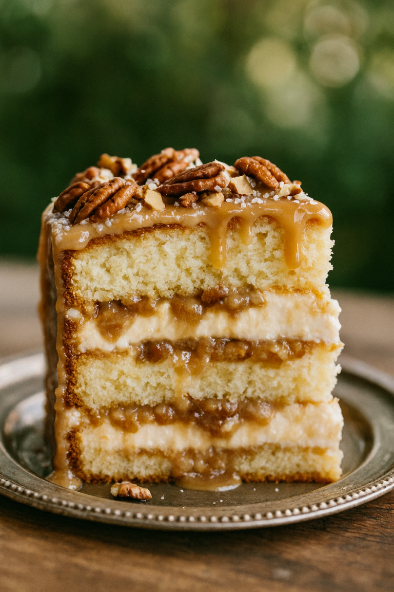 White German Chocolate Cake with Cheesecake Center